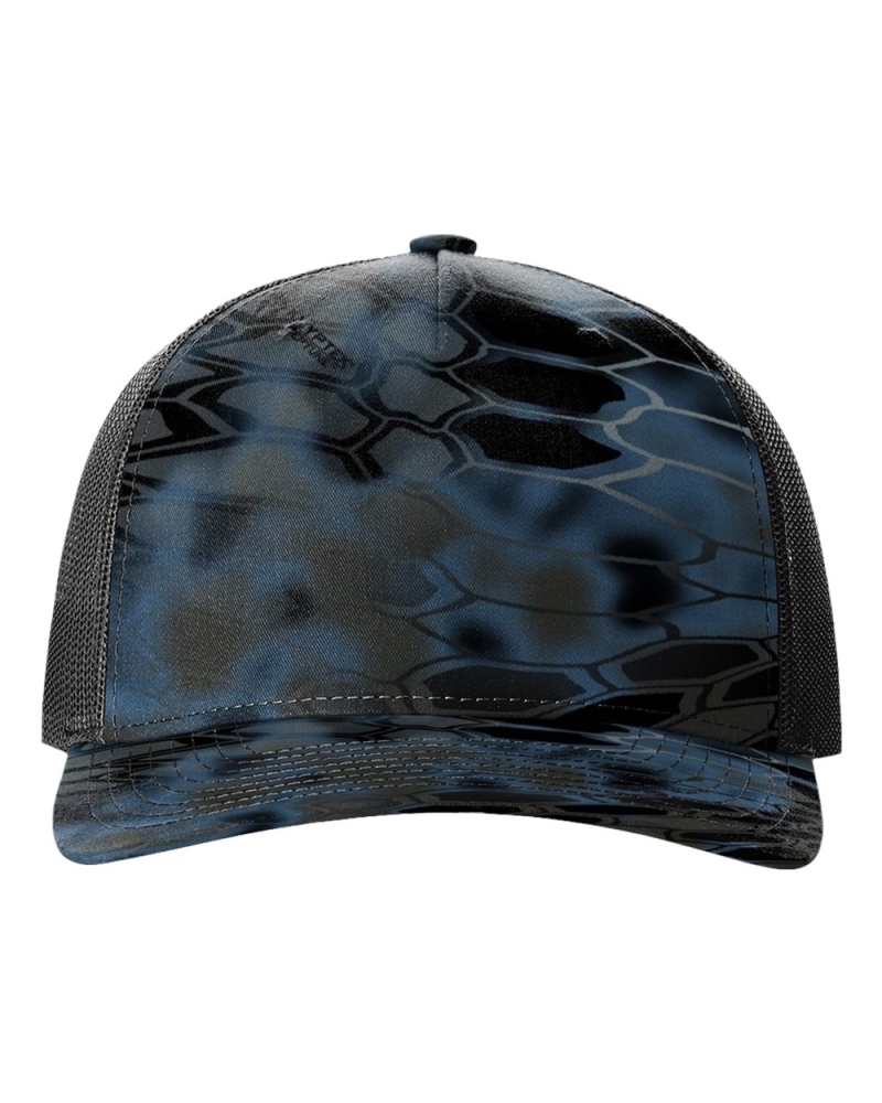 Richardson Five-Panel Printed Snapback Trucker Cap